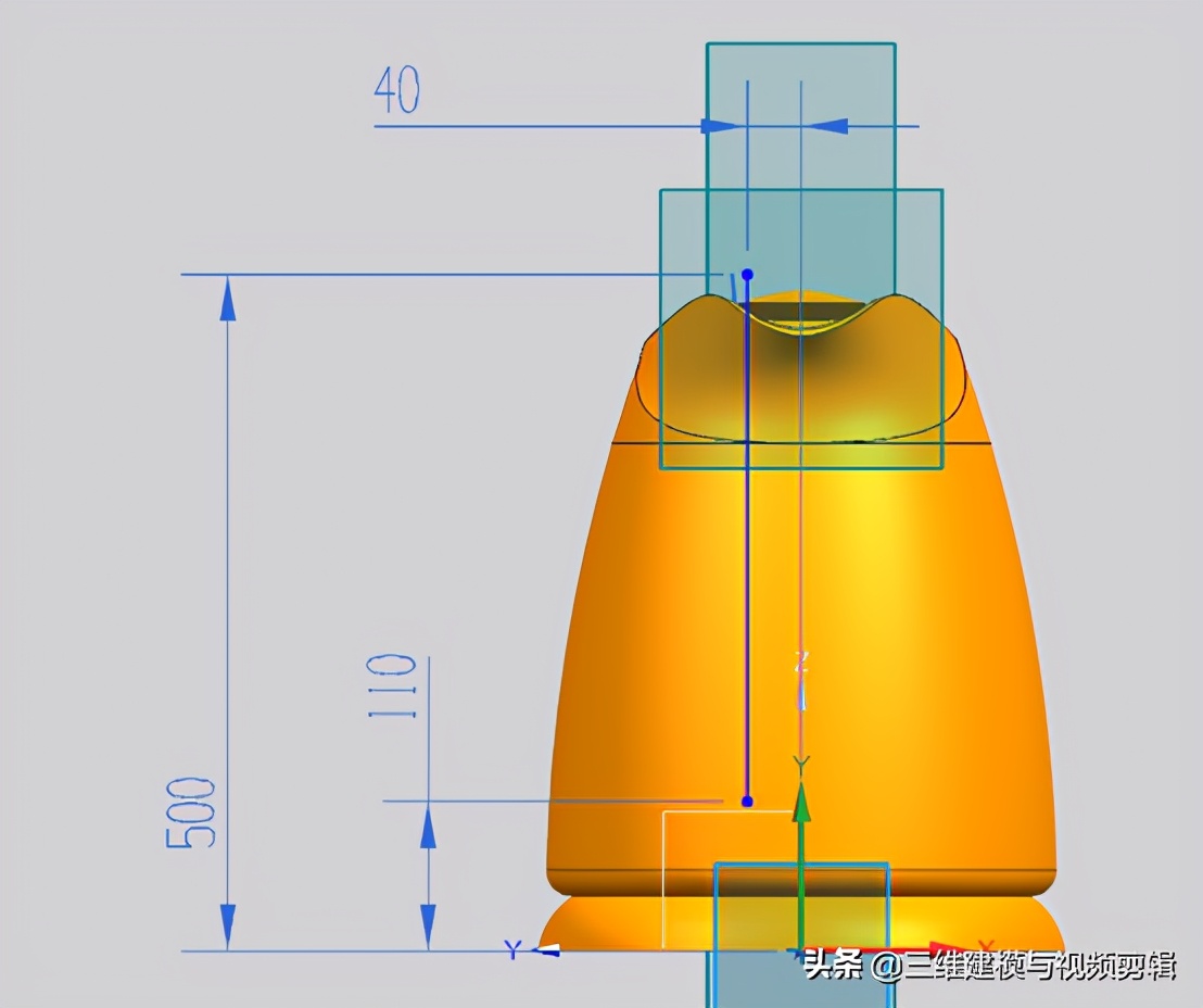 ug曲面之水龙头手把建模视频教程,ug12.0水壶要怎样画