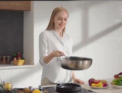 德国不粘锅398元,真正不粘锅的顶级炒锅