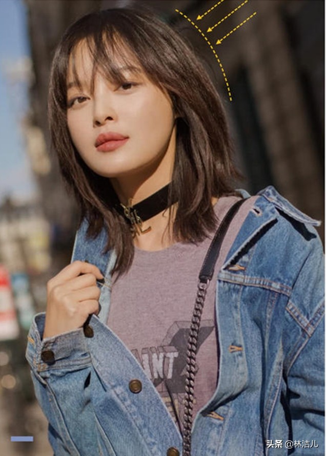 无论什么发型都好看,不管什么发型都掩盖不了你的美