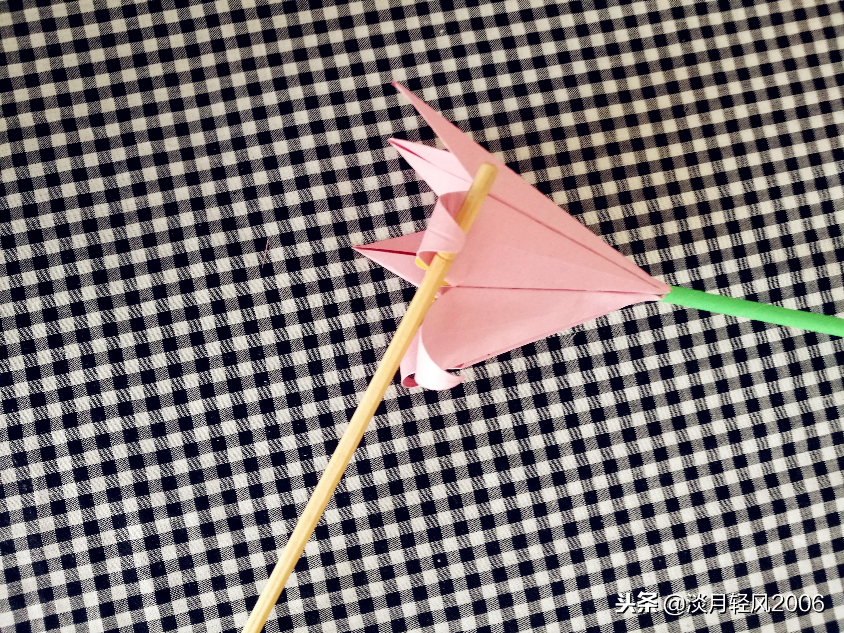 手工百合花制作幼儿园,百合花幼儿手工