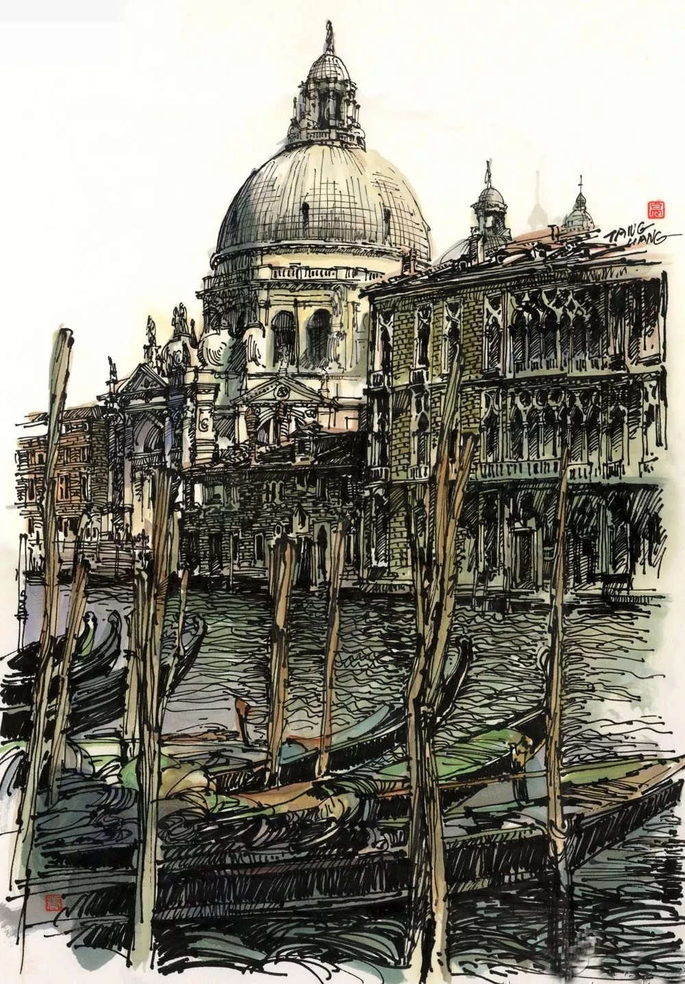 中国十大写实钢笔画作品,中国公认最漂亮钢笔字行草