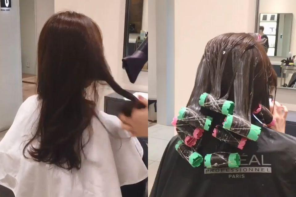 泫雅羊毛卷爆炸头,泫雅穿搭爆炸头