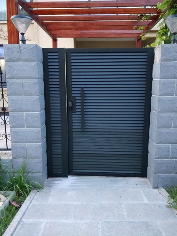 庭院入户门设计效果图,入户门庭院设计