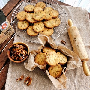 怎么样用芝麻核桃粉做饼干,核桃饼干不用烤箱怎么做