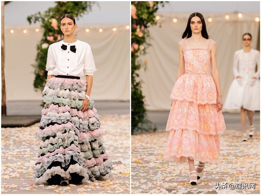 香奈儿高定新娘造型,香奈儿2019春夏高定婚纱