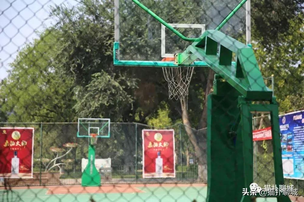 山东聊城室外篮球场,聊城篮球野球场