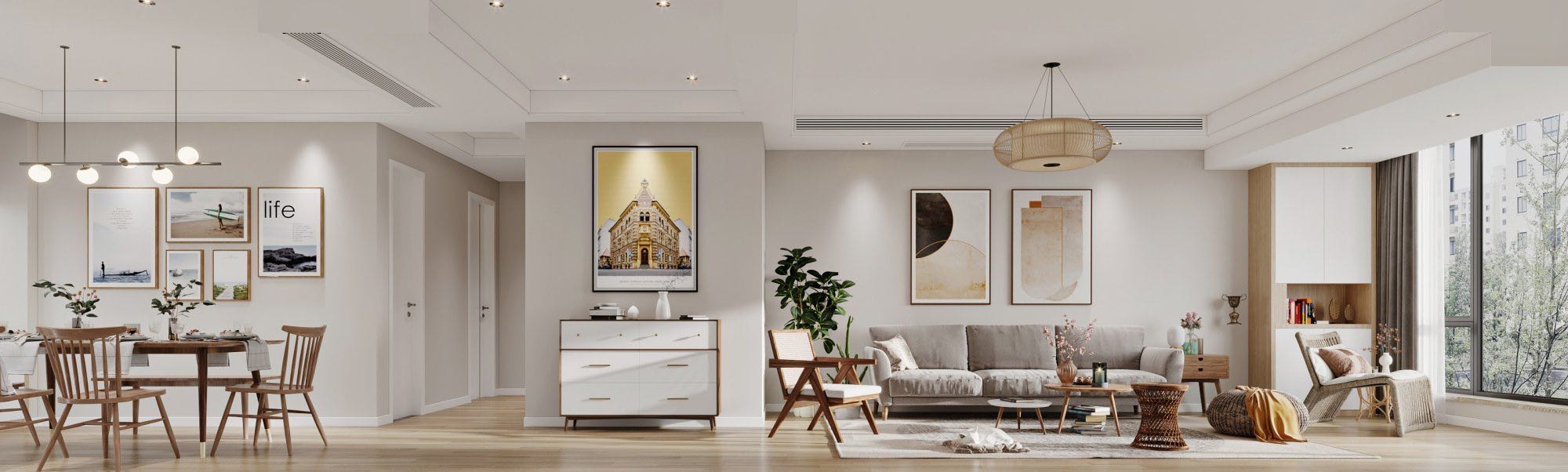 绿城玉兰园装修效果图,玉兰公寓装修风格卧室简约