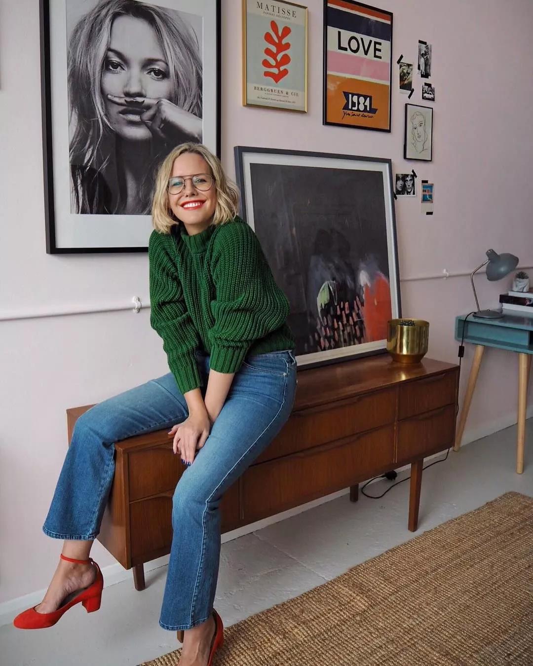 显瘦配直腿裤的毛衣,大腿粗穿阔腿裤怎么搭显瘦