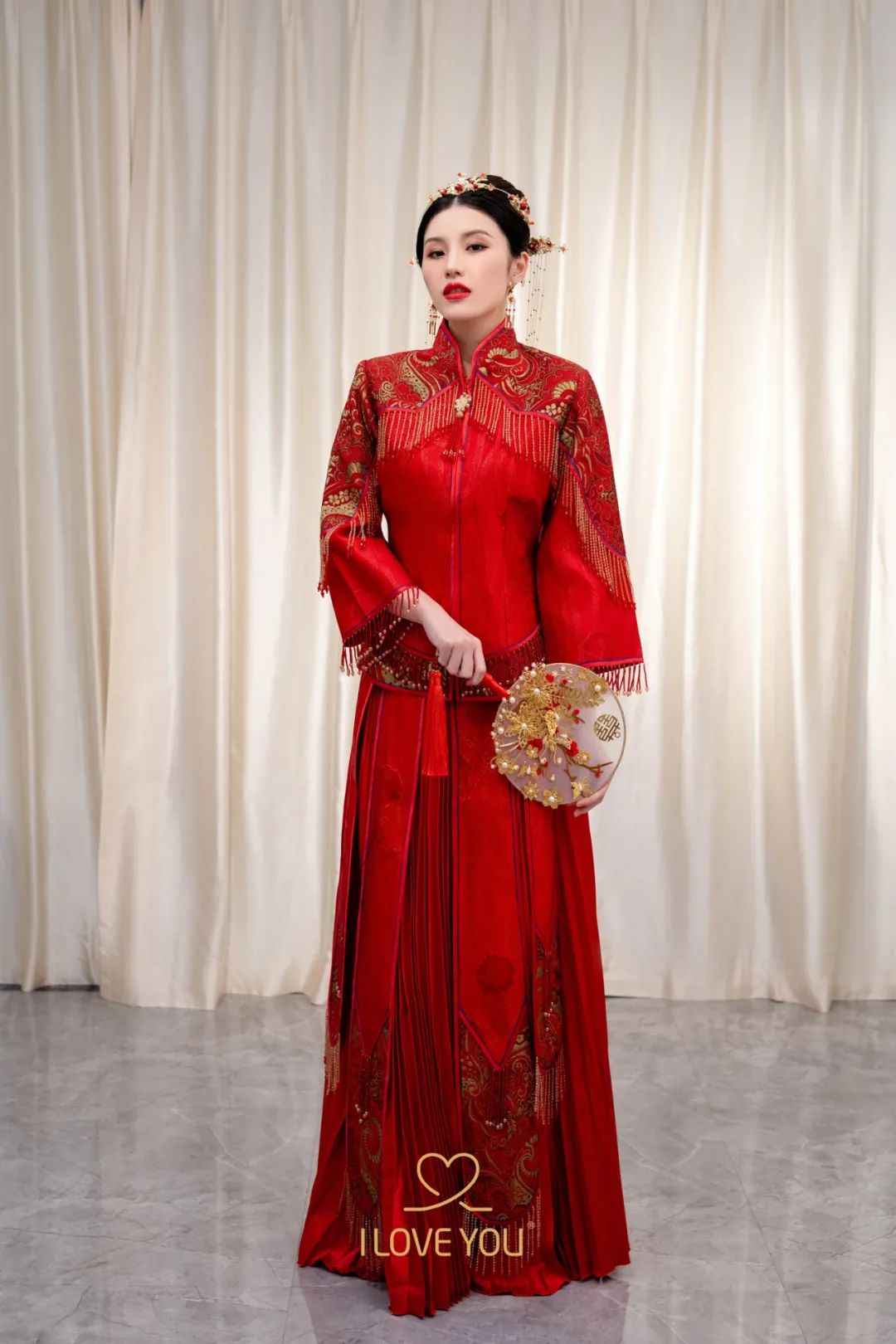 还有哪些好看的中式嫁衣,中式嫁衣惊艳瞬间