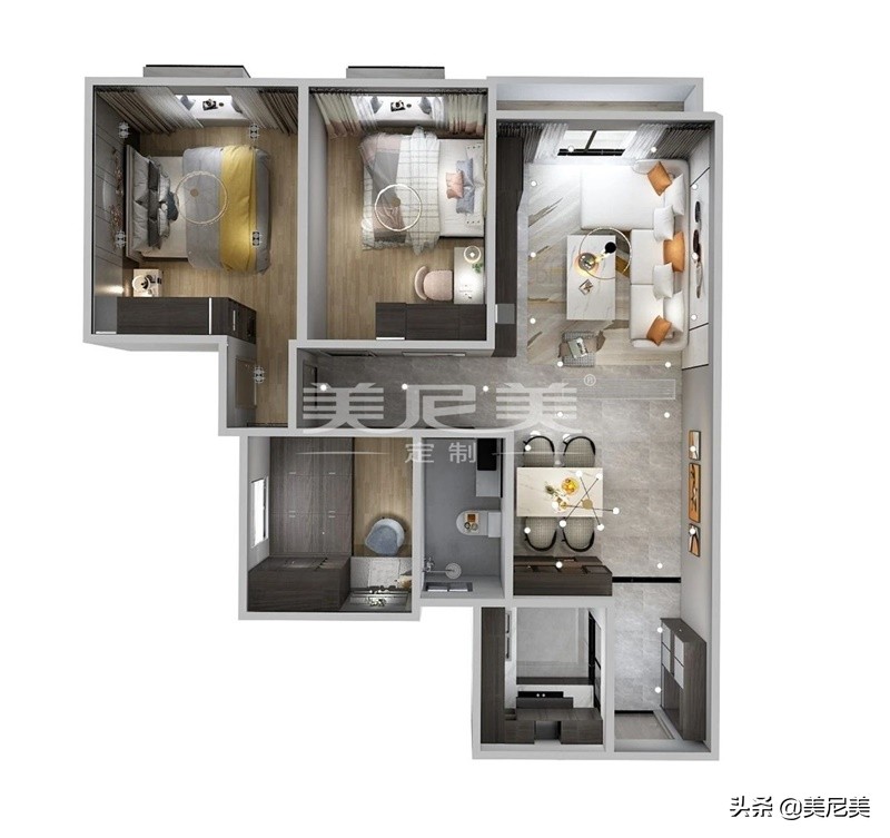 美尼美全屋装修定制,美尼美全屋快装