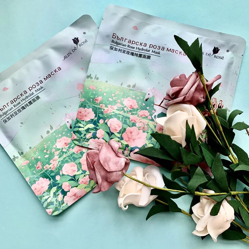 10片玫瑰面膜,500朵玫瑰