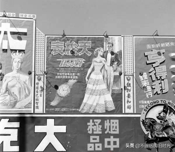 30年代上海的广告照片,回忆90年代街头广告