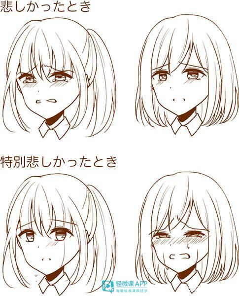 怎么画漫画人物表情包手把手教你,简单漫画人物表情画法