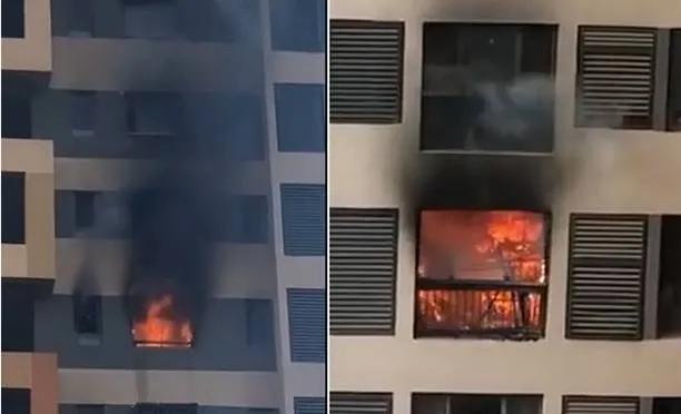 长沙万科金域华府起火,万科金域华府着火视频