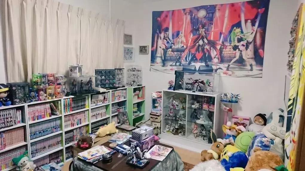 觉得“宅男一面墙，北京一套房”夸张？这位日本宅男十年花200万