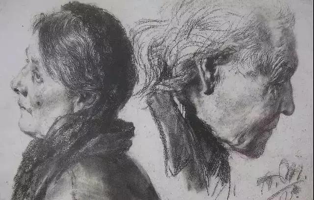 阿道夫门采尔速写作品,门采尔高清速写作品图片