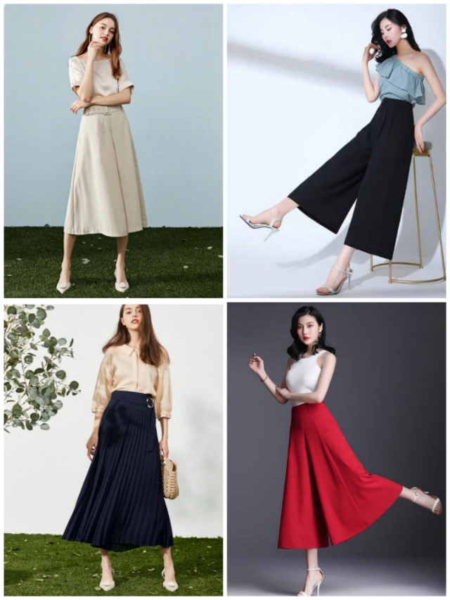夏日吊带穿搭裙裤,时尚裙裤洋气显气质夏