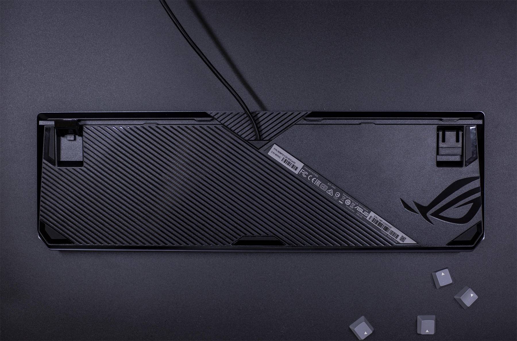 华硕rog游侠是什么材质的键帽,华硕键盘rog游侠讲解