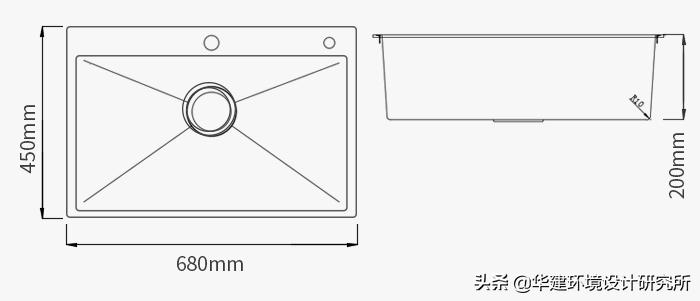品牌橱柜高度设计图纸,工程橱柜高度设计要求标准