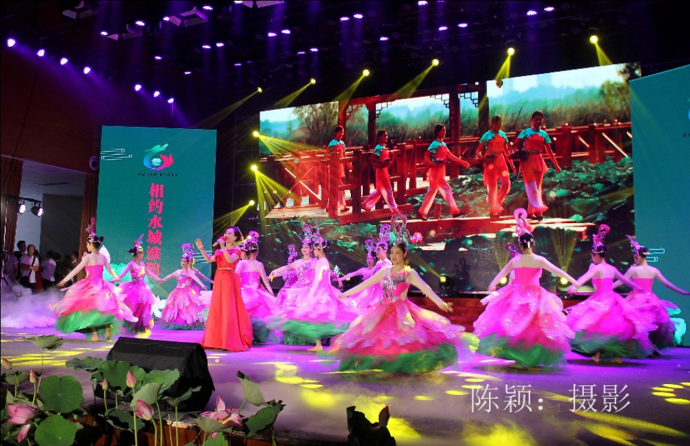 淮阳龙湖赏荷旅游视频,中国淮阳龙湖赏荷旅游月活动启动