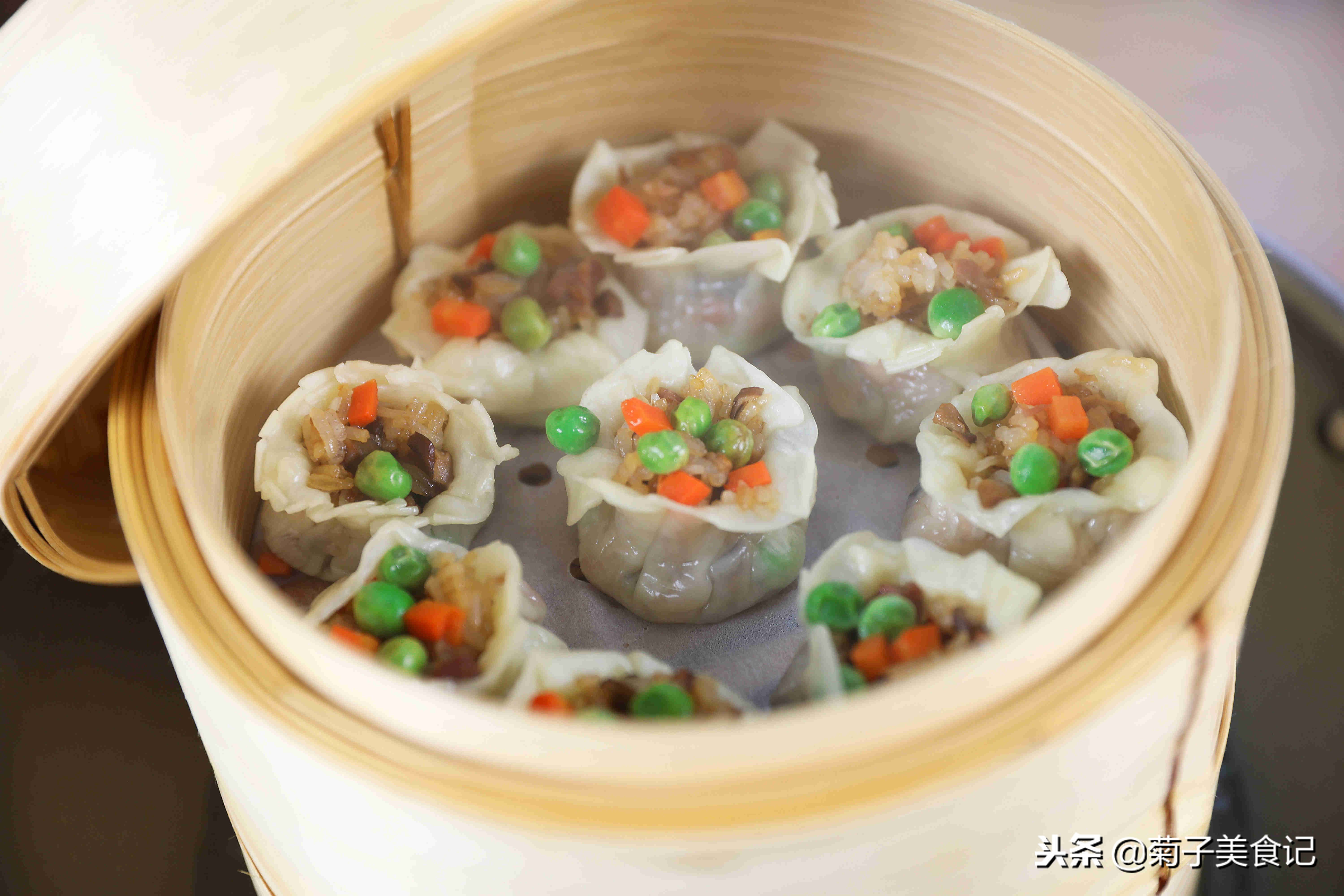 最好吃的糯米烧麦的做法,烧麦原来可以这么简单