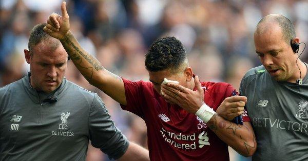 詹俊解说利物浦菲尔米诺,菲尔米诺捂眼