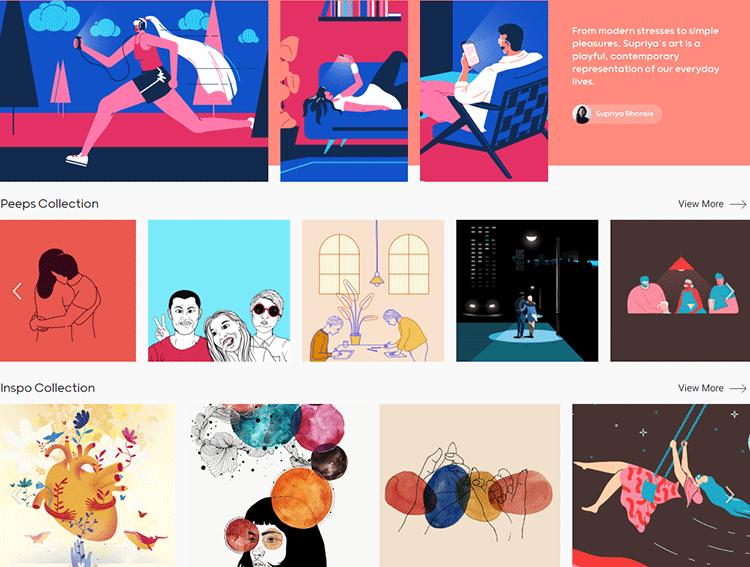 免费高质量插画图,免费3d插画素材网站