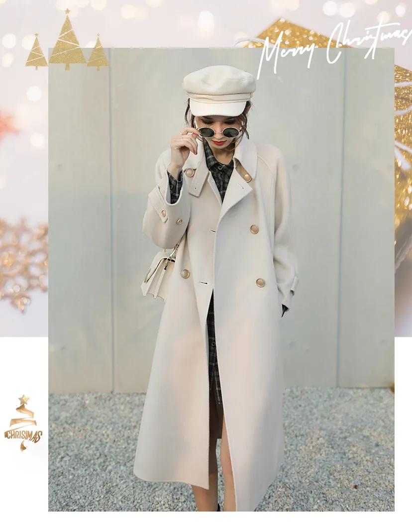 红大衣+绿卫衣=绝美！今年冬天照着穿，显瘦又有气质