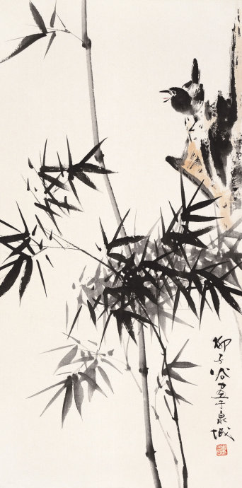 柳子谷花鸟画作品大全图文,柳子谷花鸟作品大全