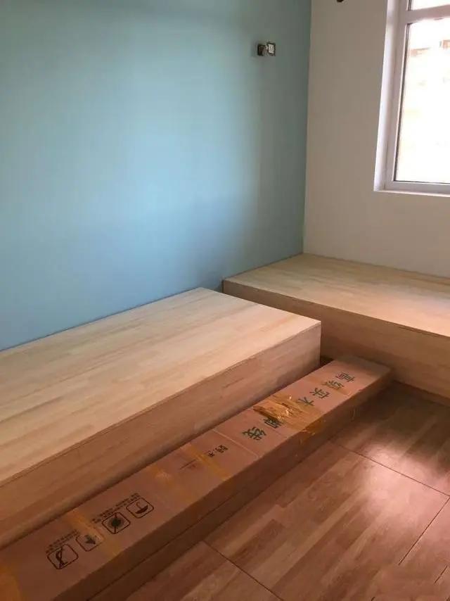 原创纯手工打造实木床,木工diy箱体床制作过程