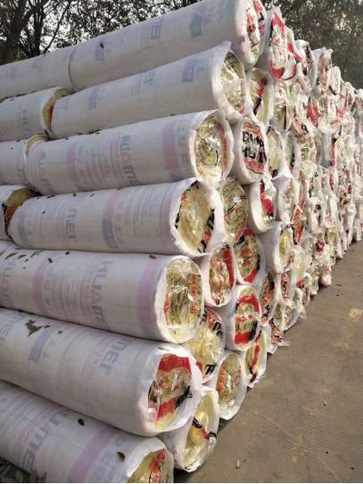 离心玻璃棉管道保温材料,风管保温用离心玻璃棉