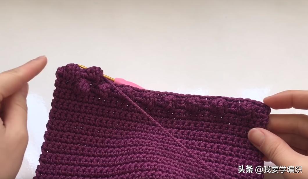 冰丝线钩织斜挎小包包,织女手工包包