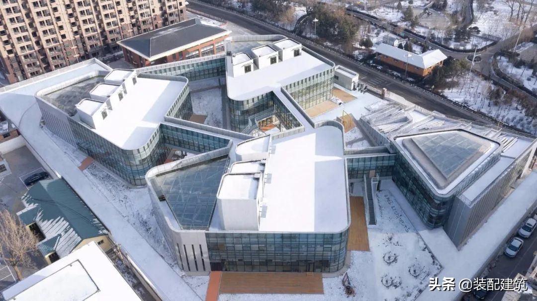 高档幼儿园设计——“院落式”打破传统简单的空间等级