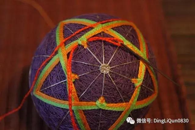 刺绣手鞠球制作步骤,绣手鞠球的正确方法