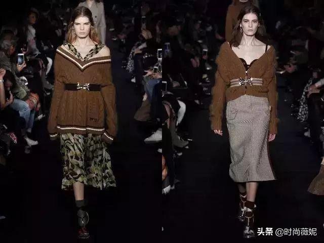 宽松外套搭配腰带,搭配一条腰带就变得时髦有型