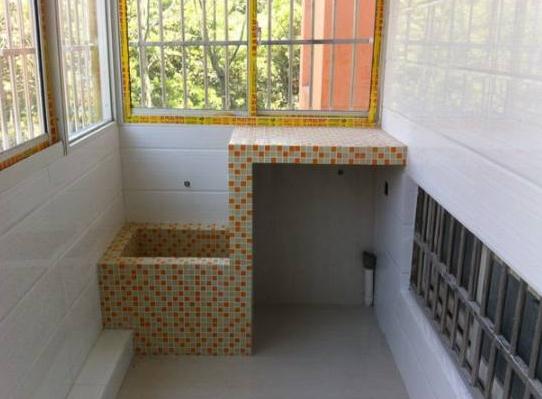 洗衣房增加洗衣机和洗拖把池,卫生间设计洗衣房拖把池