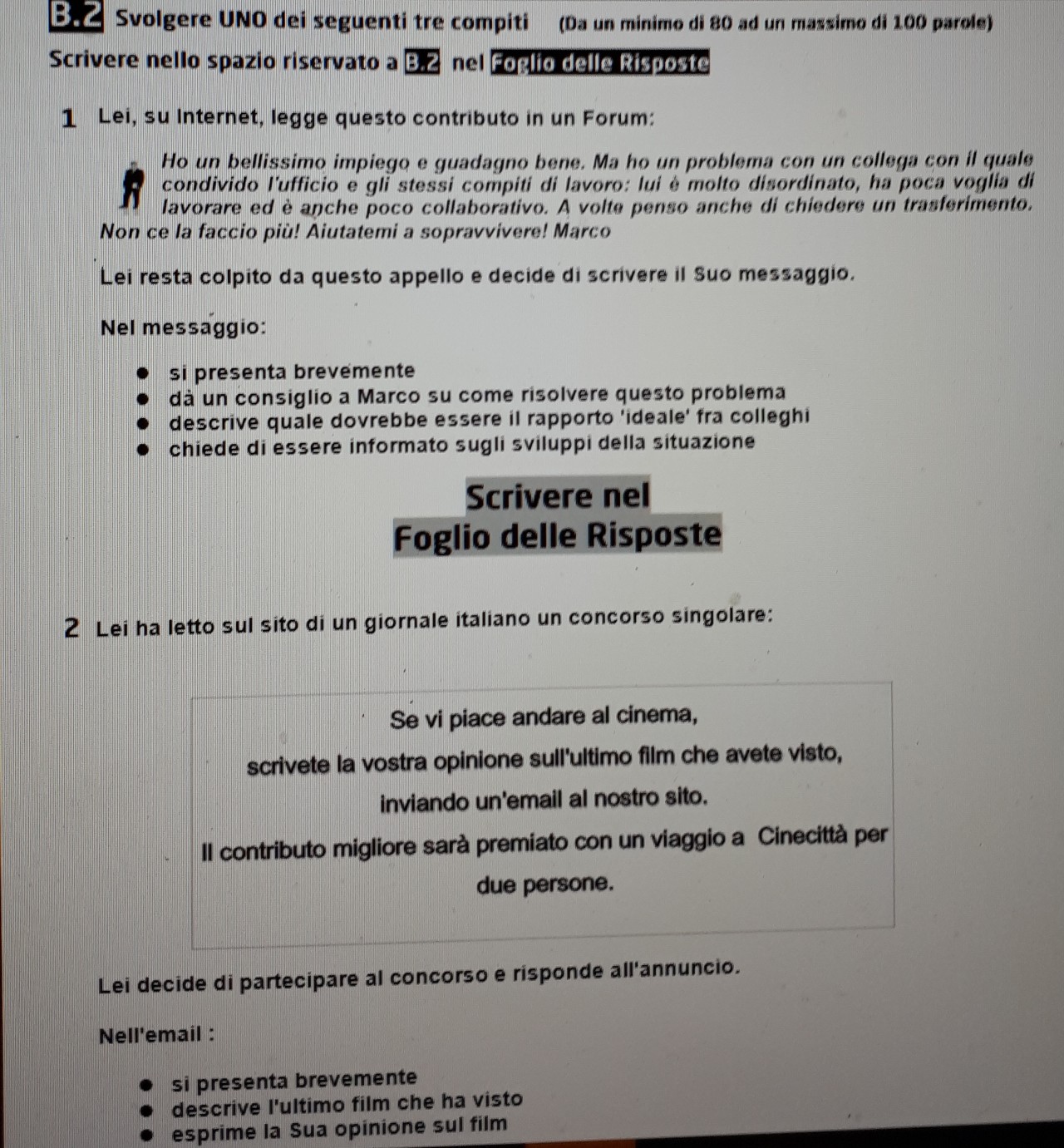 意大利语等级考试,请收下这份答题方法及解题技巧