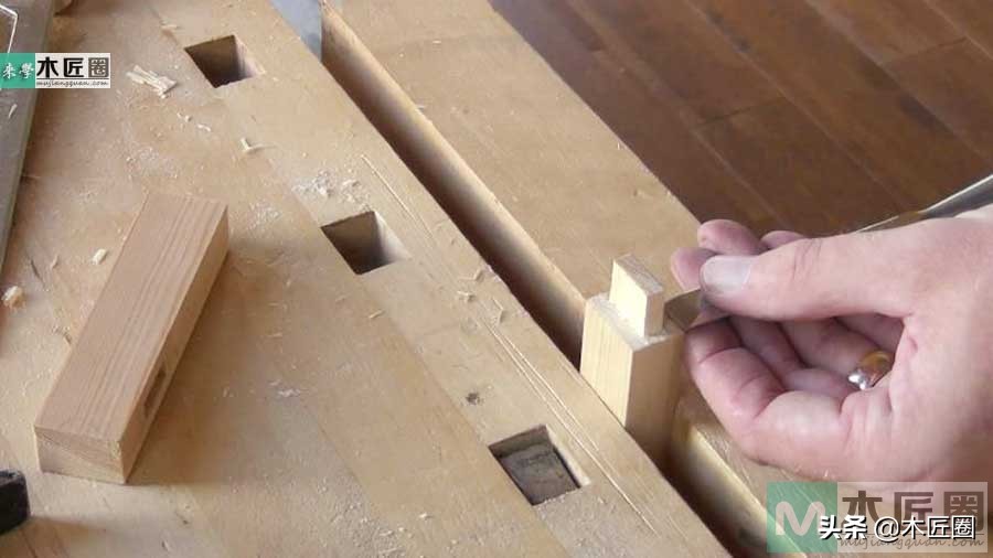常见的30种卯榫结构图片,两边插肩榫卯制作过程