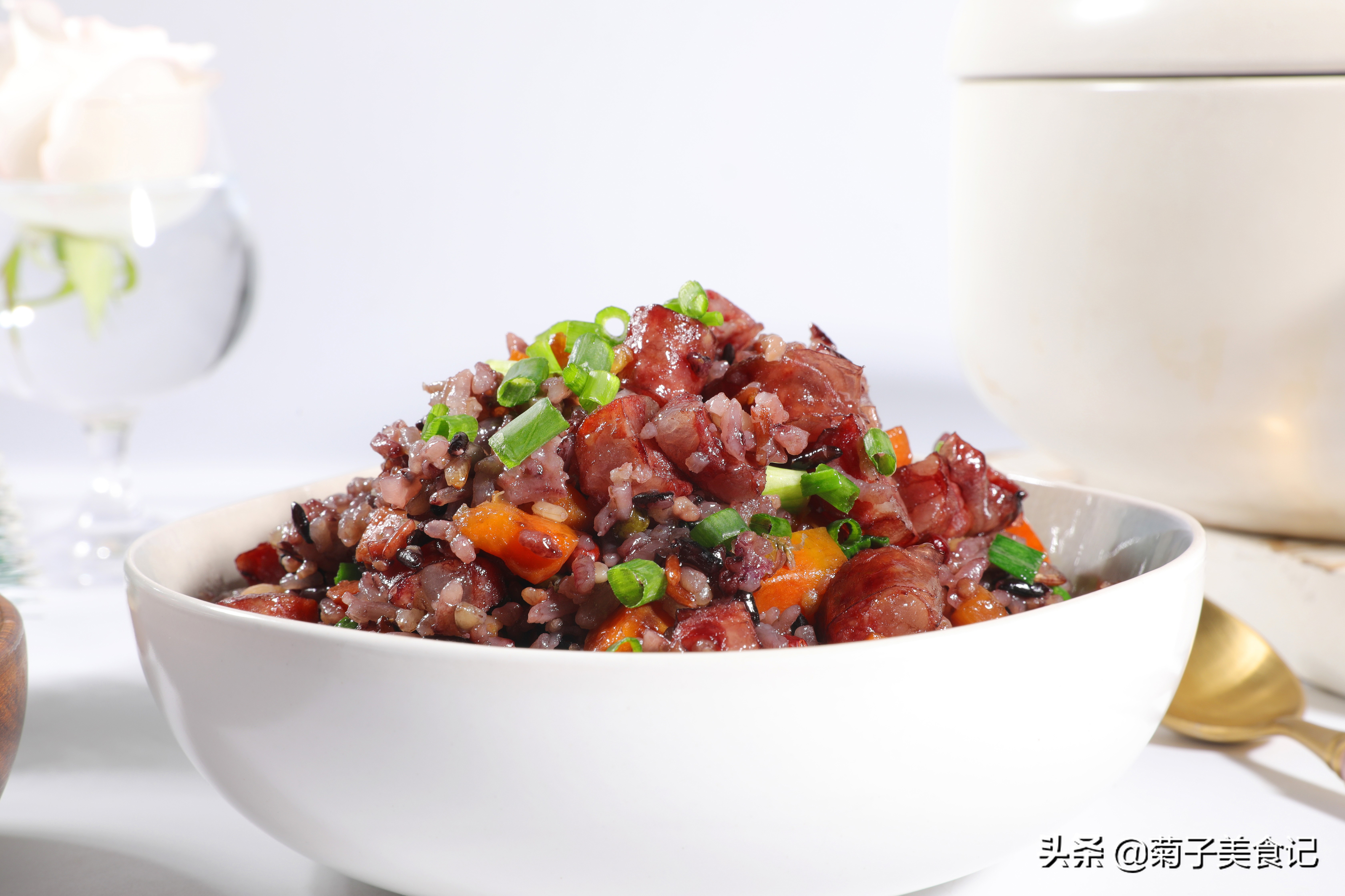 过年做腊肠,杂粮腊肠饭