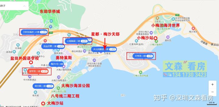 深圳梅沙天邸最新情况,盐田星都梅沙天邸毛坯房