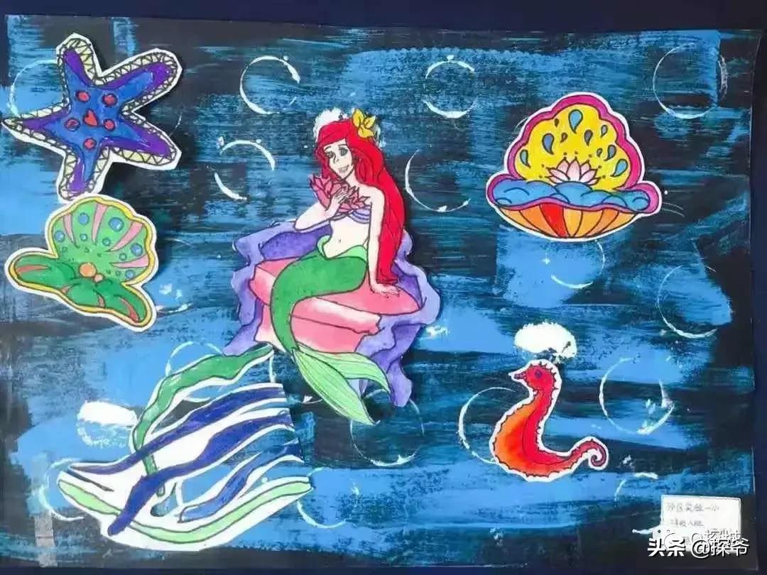 8-12岁重庆萌妹快来免费学潜水画海洋绘画还可得1大1小亲子票