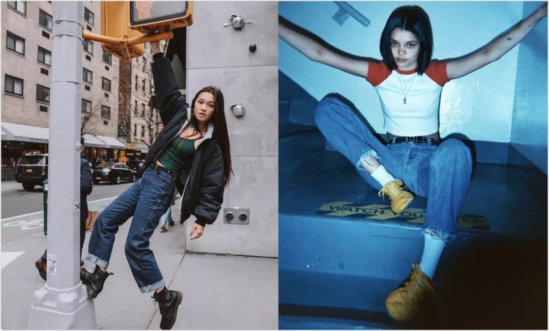 欧阳娜娜沉迷校服,欧阳娜娜优衣库水桶包