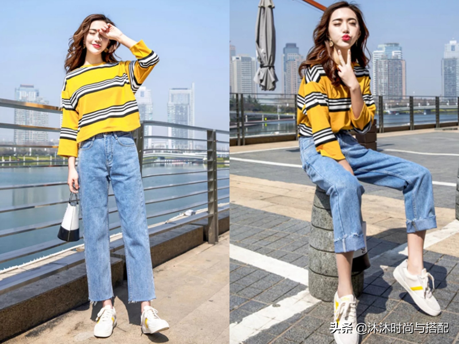 男士九分裤搭配衬衣配运动鞋,小白鞋加九分裤时髦百搭显气质