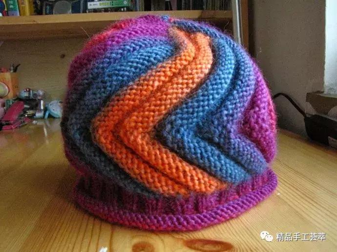 60-70岁洋气帽子织法初学,水波纹帽子的织法视频