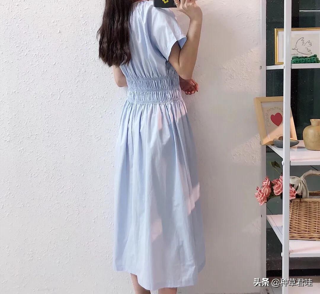 蓝色系的夏季穿搭,夏季高品质甜酷风穿搭