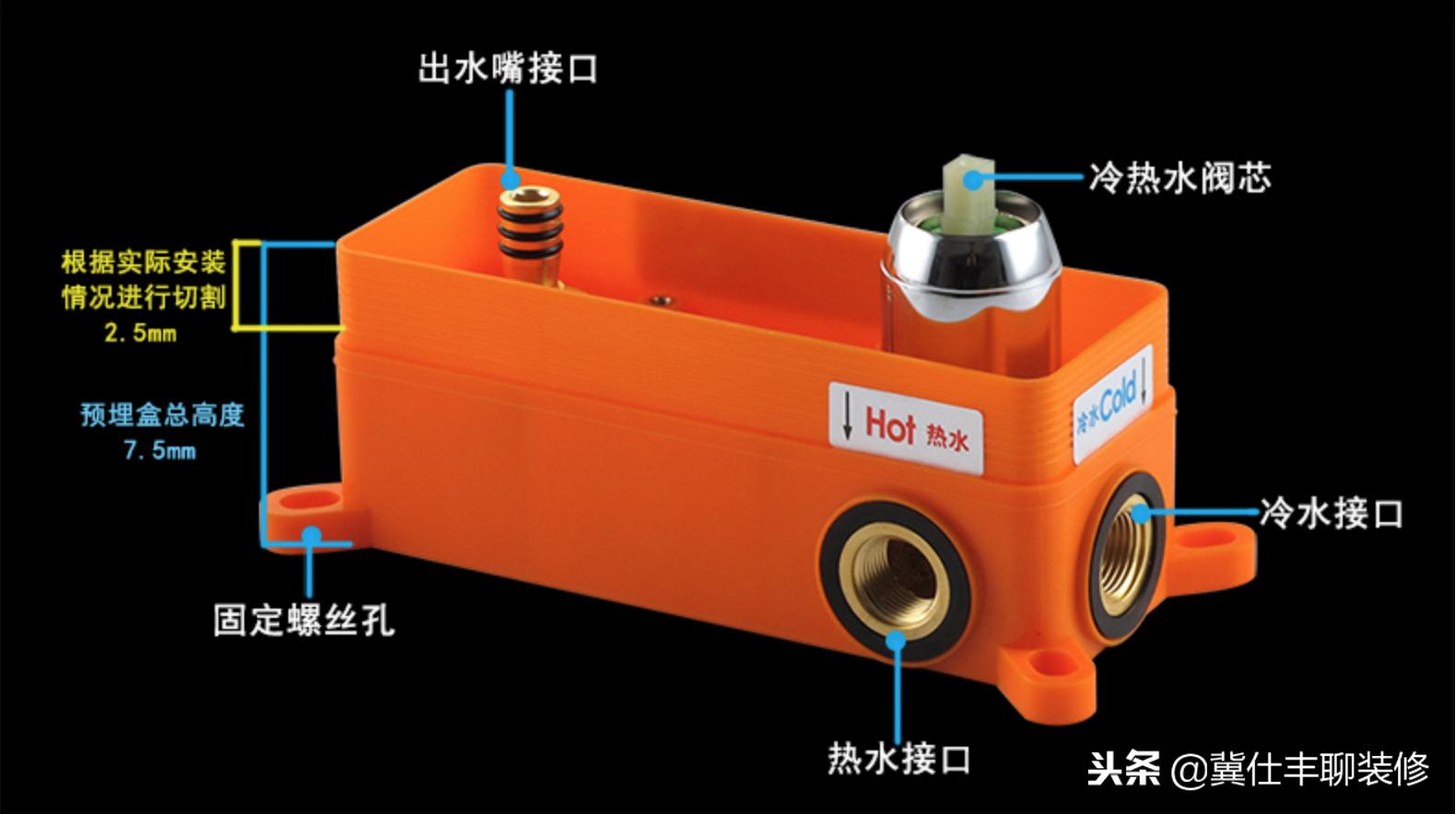 入墙水龙头安装视频,入墙式净水器水龙头安装
