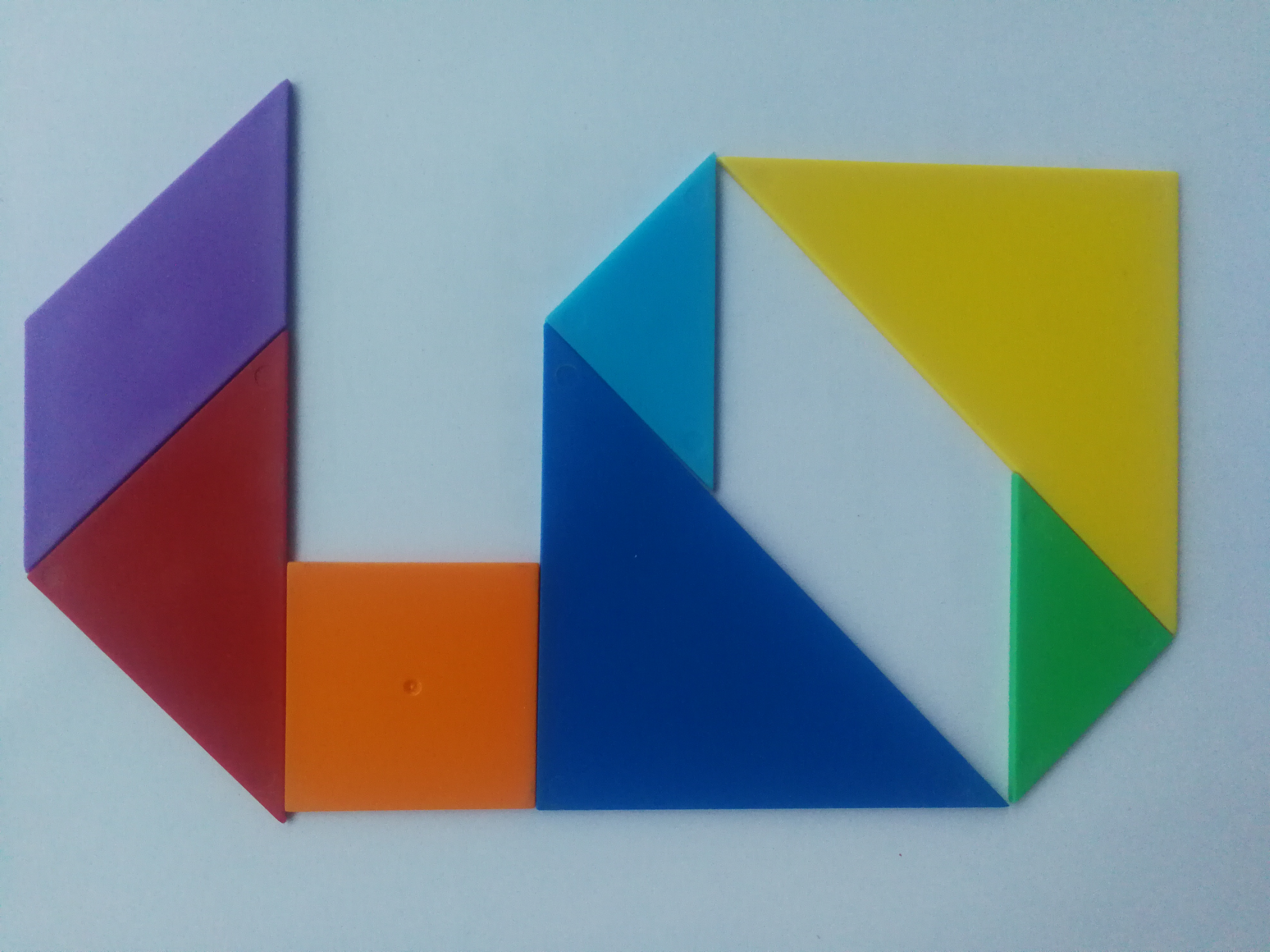 用七巧板拼房子,用七巧板拼动物