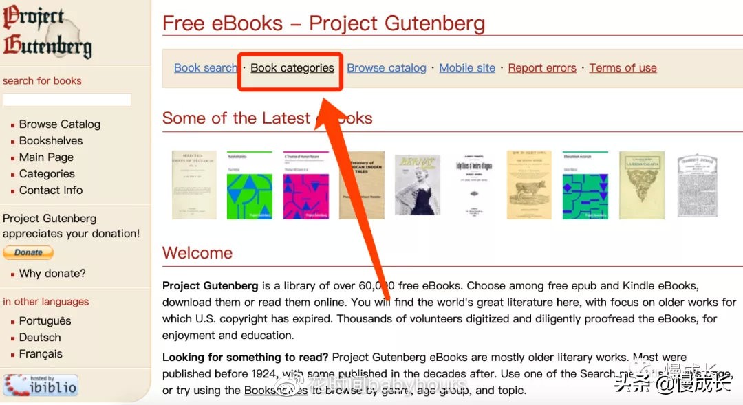 花时间阅读课外书,免费看英文童书的网站