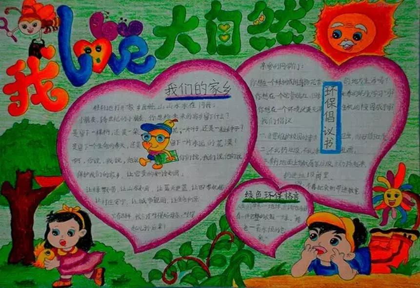 描写春景的手抄报,描绘春天手抄报的字