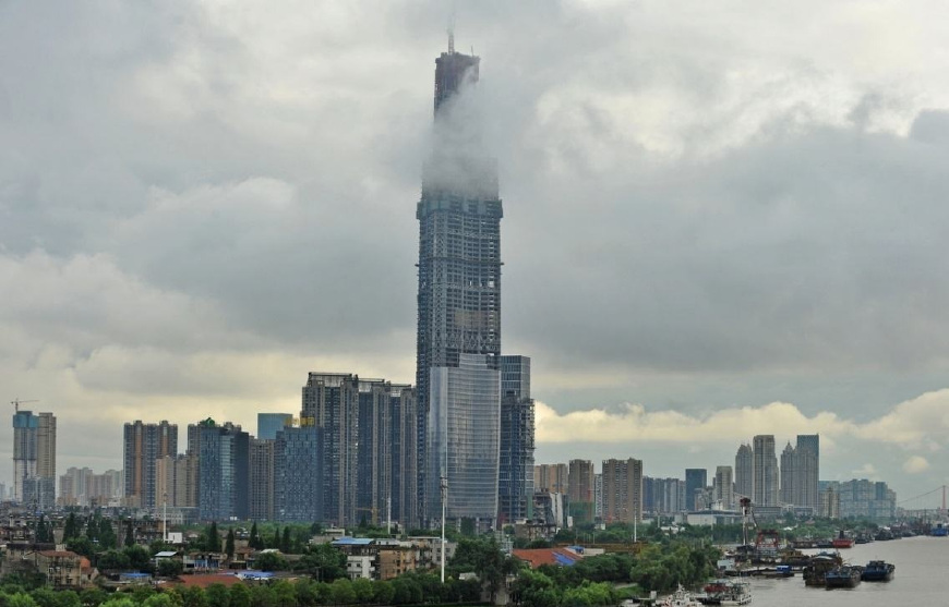 武汉绿地中心的建设:降低200米不是问题,建成后仍是华中第一高